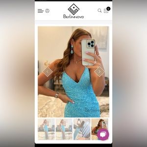 Berlinnova prom dress, worn once, in perfect condition size 6